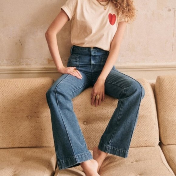 size 4 jeans in inches